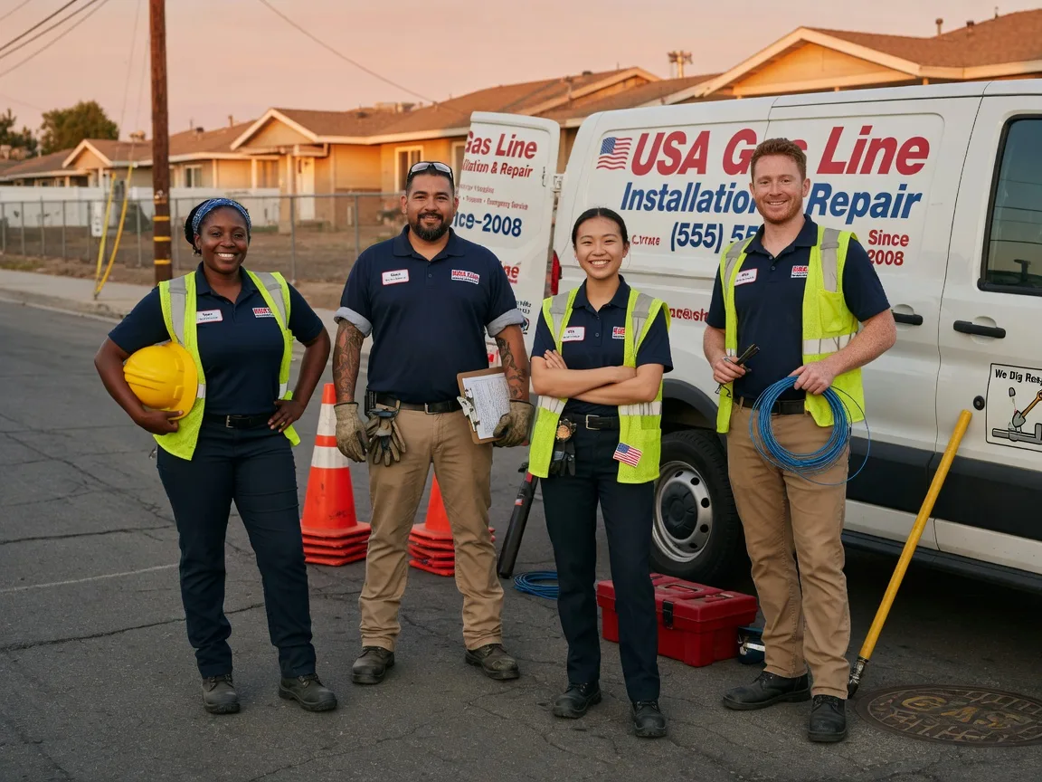 Gas Line Installation company in Lake Arthur, LA
